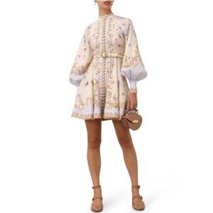 Zimmermann  Hypnotic Buttoned Mini Dress
